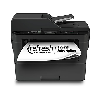 Brother DCP-L2550DW Wireless Black and White Laser Printer, Refresh Subscription Eligible