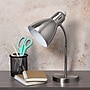 Simple Designs Semi-Flexible LED Desk Lamp, 16", Brushed Nickel (LD1037-BSN)~#|#~9C89185C-5C27-4BBE-9156887055070FBB_sc7