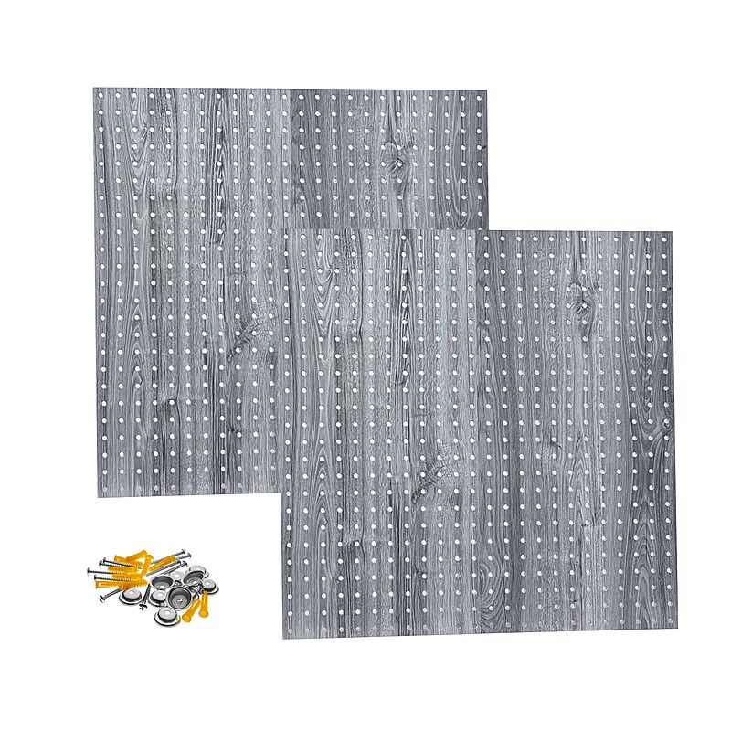 Triton Products High Density, Thermally Fused Laminate, Decorative Pegboard, Set of 2 (024-SB) image 1