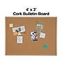 Staples Cork Bulletin Board, Oak Frame, 4' x 3' (ST52462-CC)~#|#~9C9140EC-0700-4C53-B927D28A108D38B1_sc7
