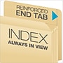 Pendaflex Recycled Reinforced File Pocket, 3 1/2" Expansion, Letter Size, Manila (12812)~#|#~9C9304B7-0D70-4587-8E3D1AE537C3C9F6_sc7