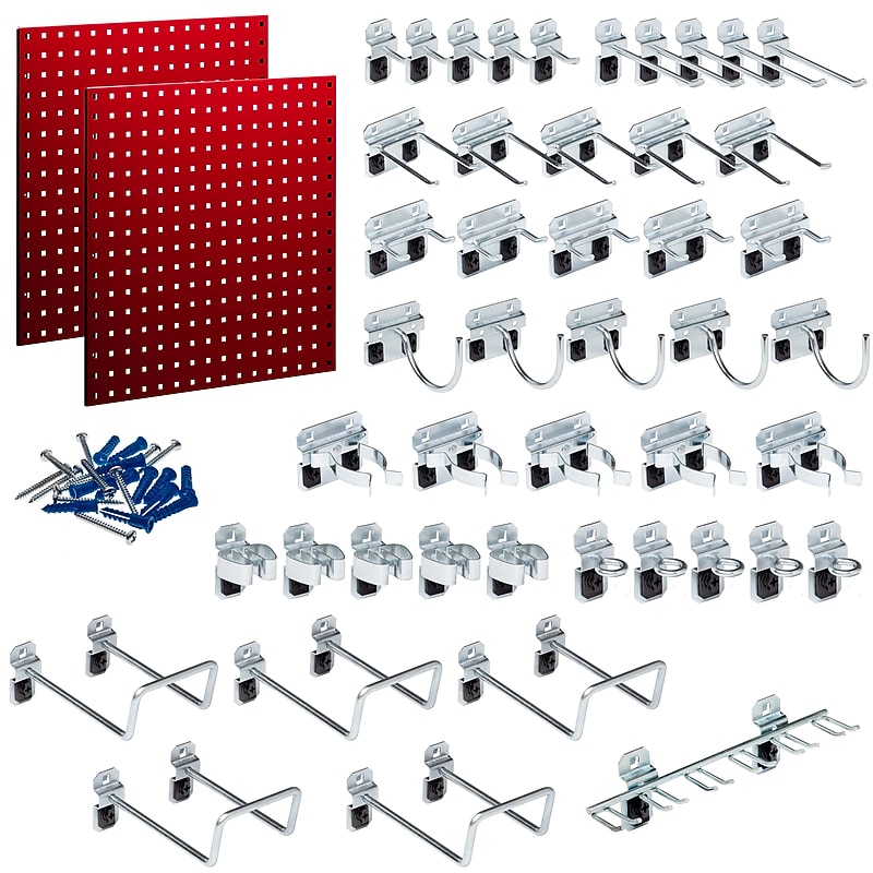 Triton Products LocBoard Pegboards with 46 pc. LocHook Assortment (LB1-RKit) image 1