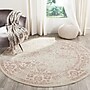 Safavieh Adirondack Collection 6' Round Indoor Area Rug, Machine Made, Ivory/Rose (ADR109H-6R)~#|#~9C9A40EE-A251-4A19-8CF1E7665497B5E6_sc7