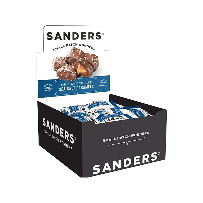 Sanders Small Batch Wonders Snack-Size Sea Salt Milk Chocolate