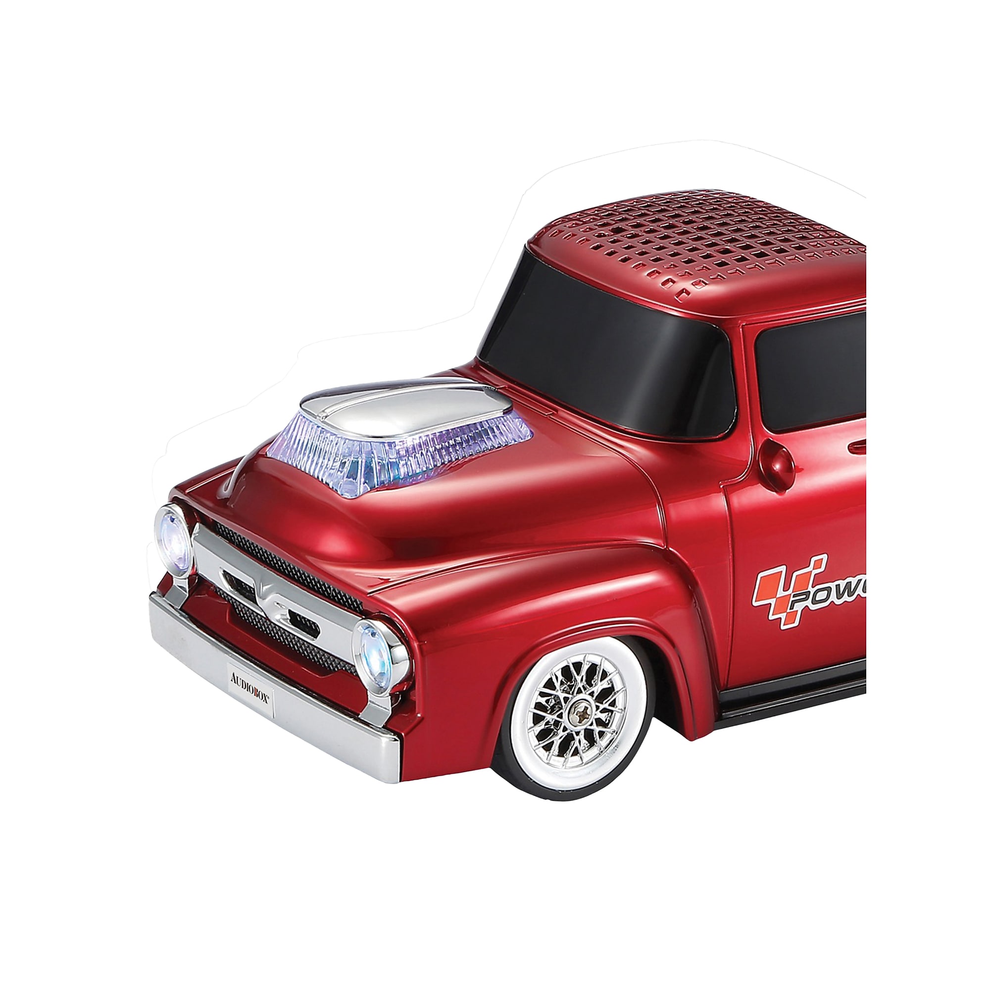Audiobox SoundRides Retro Ride Wireless Bluetooth Low-Rider Truck Speaker with WaveSync & Lights, Red (TRK-5600BTRED) Sansujyuku sansujyuku.com