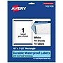 Avery Laser/Inkjet Rectangle Waterproof Multipurpose Labels, 7.5"  x 10", White, 10/Pack (94264)~#|#~9CA51914-43D8-4303-A8FF7CA1C0B3B998_sc7