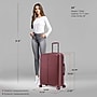 DUKAP Airley 25.79" Hardside Suitcase, 4-Wheeled Spinner, TSA Checkpoint Friendly, Wine (DKAIR00M-WIN)~#|#~9CA526B0-C9C5-4D7D-AF528B576746957F_sc7