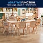 Flash Furniture Emmy Rectangular Activity Table Set, 24" x 48", Height Adjustable, Natural (YCX13RECTBLNAE)~#|#~9CA5F43E-A6AD-49BC-881871AA33839E0F_sc7