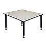 Regency Kee Adjustable Square Activity Table, 23" x 48", Height Adjustable, Maple (TB4848PLAPBK)~#|#~9CAA7798-7F7E-432E-A06A3D8BFD81D434_sc7