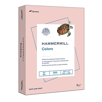 Hammermill Colors 8.5″ x 11″ Color Printer Paper, 24 lbs. Pink, 500 Sheets/Ream (400730RM) Sansujyuku sansujyuku.com