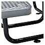 Global Industrial 46" Round Picnic Table, Expanded Metal, Gray (277150GY)~#|#~9CAE58E4-5031-418F-964CF4561A238CA0_sc7