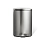 Nine Stars Stainless Steel Step Trash Can, 13.2 Gallon, Silver (SOT-50-8)~#|#~9CB051C0-0340-49C8-85AA475DD8E64F34_sc7