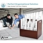 AdirOffice 21-Slot Mobile Roll File, 28.5"H x 30"W x 15.75"D, Mahogany, 2/Pack (625-MA-2PK)~#|#~9CB64E83-8289-470F-BF62BA9E13A1E25C_sc7