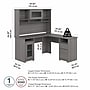Bush Furniture Cabot 60"W L Shaped Computer Desk with Hutch and Storage, Modern Gray (CAB001MG)~#|#~9CBBB92D-1512-4623-AD923F8A5EBE257C_sc7