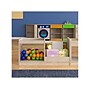 Flash Furniture Bright Beginnings Book Display with Transparent Storage Bin, 16"H x 31.5"W x 13"D, Brown (MK-KE20789-GG)~#|#~9CBDC011-EAA8-4125-A530BF3254983291_sc7