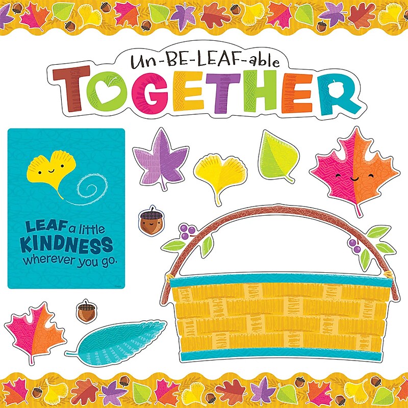 Trend Enterprises Awesome Autumn Learning Set, 69 Pieces/Set (T-19021) image 1