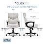 Click365 Classic Ergonomic Bonded Leather Swivel Executive Chair, Light Gray (CCHR10022C)~#|#~9CBE6218-52F0-4302-920E5ECD4B4F80D3_sc7