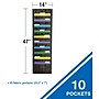 Carson Dellosa Education 10 Pocket File Folder Storage Solution, 7 Pieces~#|#~9CBE99E6-15AD-406D-87879D59358CCDC4_sc7
