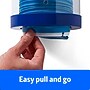 Medline Clean Sack Vertical Emesis Bag Dispenser, ABS Plastic, Blue/Clear, 6/Carton (NONEMBGDISP)~#|#~9CCB0215-ED7D-416F-B561025BE18E0D27_sc7