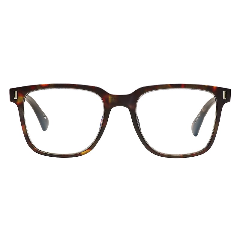 SAV Tri-focus Blue Light +2.50 Reading Glasses, Brown Tortoise (E2312) image 1