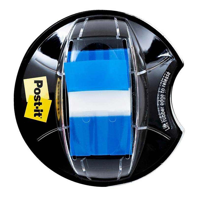Post-it Flags, 1" Wide, Blue, 200 Flags/Pack (680-HVBE) image 1