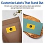 Avery Laser/Inkjet Rectangle Multipurpose Labels, 1.5" x 2.75", Bright Yellow, 400/Pack (94230)~#|#~9CD0D352-1703-48A9-8BC877CE3CFB1B37_sc7
