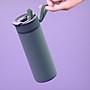 ASOBU Aspen Stainless Steel Double Wall Insulated Water Bottle, 20 oz., Green, (ADNABF27G)~#|#~9CD9D0CA-0158-443C-AA6871556850912C_sc7