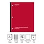 Staples Wireless 1-Subject Notebook, 8.5" x 11", College Ruled, 80 Sheets, Red (ST58379C)~#|#~9CDEBD01-0422-4B90-AD71C0E36183E747_sc7