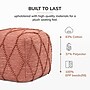 Anji Mountain Atlas Terracotta Fabric Rectangular Pouf Ottoman (AMBPF097-1917)~#|#~9CE0B68F-3A11-45A0-BB0EECB8D72108E8_sc7