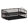 Mind Reader Metal Side Loading Stackable Letter Tray, Letter Size, Black, 2/Pack (DSTACK2-BLK)~#|#~9CE5E7F8-6BEC-47BF-B122C824B2437BF4_sc7
