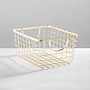 mDesign Metal Basket with Handles, Soft Brass (24829W)~#|#~9CE9C0D3-71F4-4D1D-A27994845CBC90BD_sc7