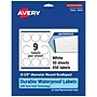 Avery Laser/Inkjet Decorative Edge Waterproof Multipurpose Labels, 2.5"  x 2.5", White, 450/Box (94516)~#|#~9CEBF416-2299-4A36-8FEF915FBCEC358C_sc7