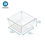 interDesign Sierra Plastic Accessory Tray, Clear, 8 Piece (95607N)~#|#~9CEE8431-ACC0-4BE8-905236E0473039C2_sc7