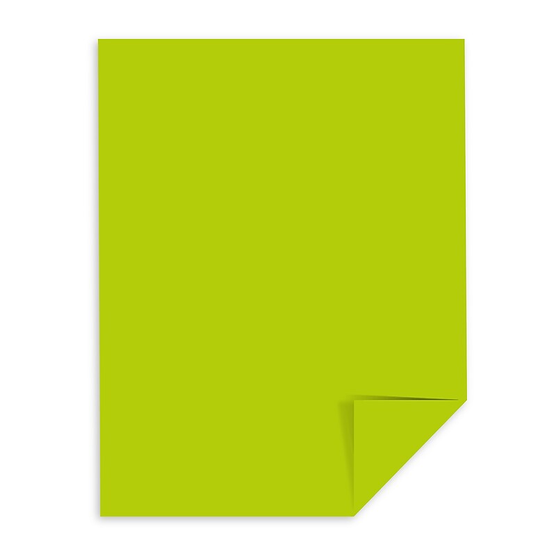 Astrobrights 65 lb. Cardstock Paper, 8.5" x 11", Terra Green, 2,000 Sheets/Carton (22781CT) image 1
