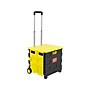 Mount-It! Mixed Materials Mobile Utility Cart, Yellow/Black (MI-905)~#|#~9CFA68C8-77D4-4967-916E631416BF6D8E_sc7