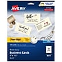 Avery Clean Edge Business Cards, 3.5" x 2", Matte Ivory, 200/Pack (8876)~#|#~9CFD4F6A-3267-422D-B0C900681260360A_sc7