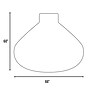 ES Robbins EverLife Carpet Chair Mat with Lip, 66" x 60", Designed for Medium-Pile Carpet, Clear (122775)~#|#~9D009296-0001-4E0C-A85C429FEEF51055_sc7