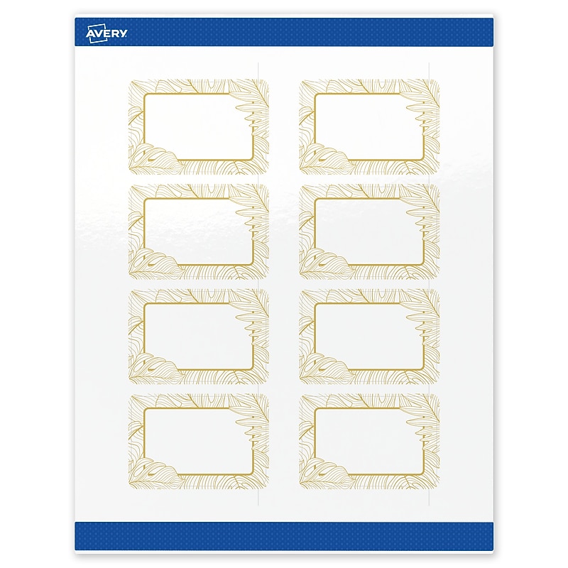 Avery Laser/Inkjet Rectangle Multipurpose Labels, 2" x 3", White, 80/Pack (S00-EVX) image 1