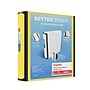 Staples 2" 3-Ring Better Binder, D-Ring, Yellow (20248)~#|#~9D0C517B-7675-45D0-9B1A99FE74E6CEEE_sc7