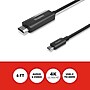 Staples TECH 6 ft. USB-C to HDMI Audio/Video Cable, Male to Male, Black (ST62472)~#|#~9D11301E-A101-4856-818C1DD095347065_sc7