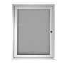 Ghent 3' H x 2' W Enclosed Vinyl Bulletin Board with Satin Frame, 1 Door, Silver (PA13624VX-193)~#|#~9D12A935-ED7A-4A2D-B0E048A94CF82473_sc7