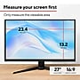 Staples TECH Anti-Glare Privacy Filter for 27" Widescreen Monitor (16:9) (ST62138)~#|#~9D14C3E1-2B49-4553-936A9473E5A305D6_sc7