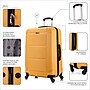 InUSA Pilot 28" Hardside Suitcase, 4-Wheeled Spinner, TSA Checkpoint Friendly, Mustard (IUPIL00L-MUS)~#|#~9D155977-8650-406A-AE2CECD760911EC0_sc7