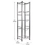 Mind Reader 5-Shelf Mobile Water Jug Stand Holder, Metal, Silver (5TJUG-SIL)~#|#~9D155A8E-F518-414E-B603A093E48A1BEC_sc7