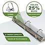 Samsill Earth's Choice Plant-Based  Durable 2" View Binders, D-Ring, Made in USA, White (16967)~#|#~9D176FFF-02F6-4194-846FD808ED060846_sc7