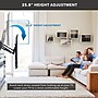 Mount-It! Pull Down Articulating Fireplace TV Mount for 42" to 80" TVs (MI-384)~#|#~9D193D63-5D23-4B0E-99AEE356FCA66B9F_sc7