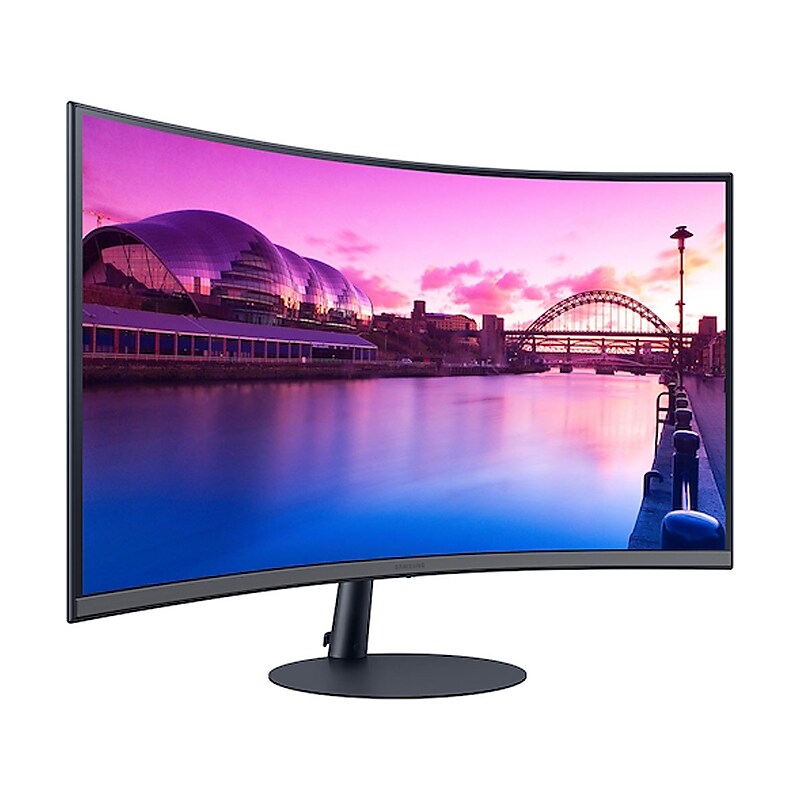 Samsung S39C 27" Curved 75 Hz LED Monitor, Black (S27C394EAN) image 1