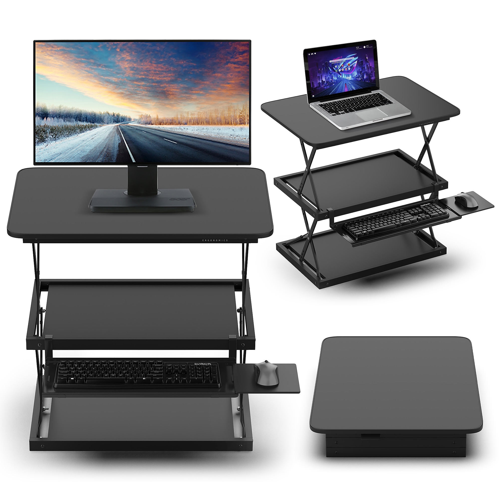 Uncaged Ergonomics CHANGEdesk, Black (CDMb) Sansujyuku sansujyuku.com
