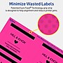 Avery Laser/Inkjet Square Multipurpose Labels, 3" x 3", Neon Magenta, 240/Pack (94101)~#|#~9D2D51E2-CB98-4D79-8C1654D916F57686_sc7
