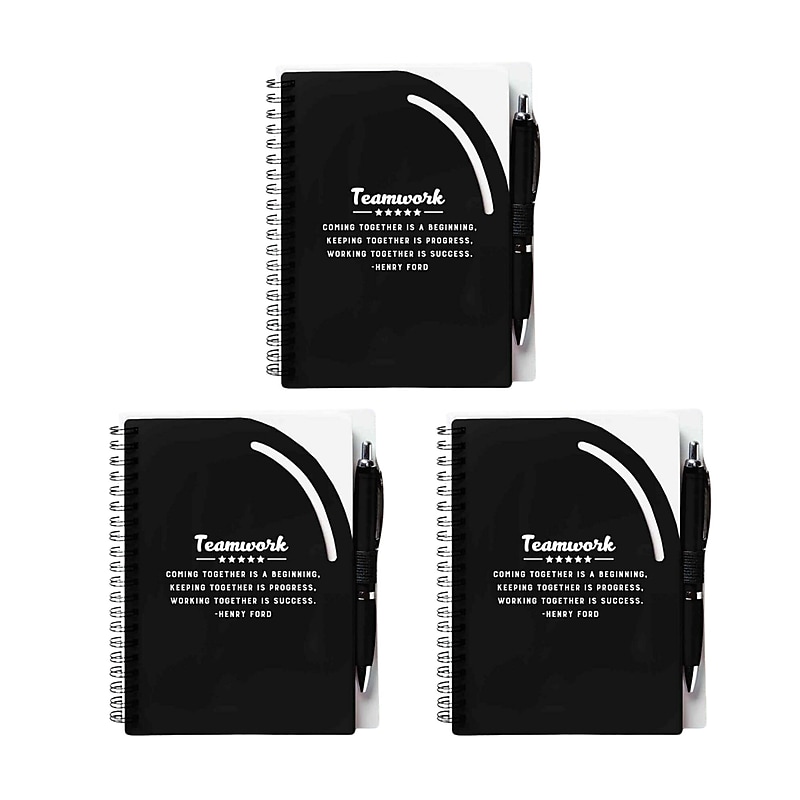 Baudville Motivational Jotter & Pen Gift Set, 3/Pack (1393663P331) image 1